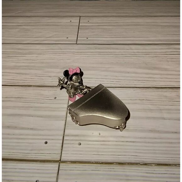Hudson Fine Pewter Disney Minnie Mouse Playing Piano Figurine #5474 Made In USA - Picture 2 of 12